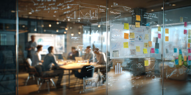 Marketing team planning a fall PR and campaign strategy in a modern office — The PR Boutique